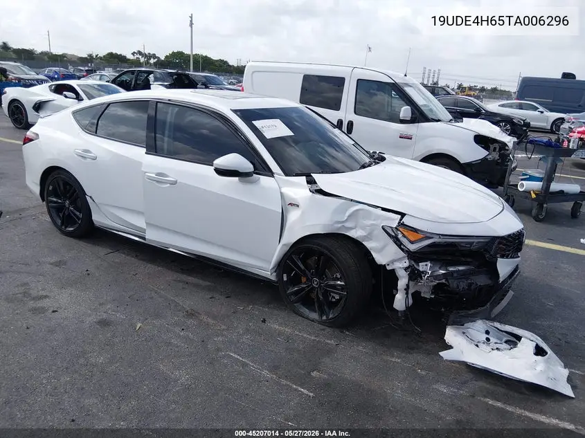 2026 Acura Integra Fwd A-Spec With Technology VIN: 19UDE4H65TA006296 Lot: 45207014