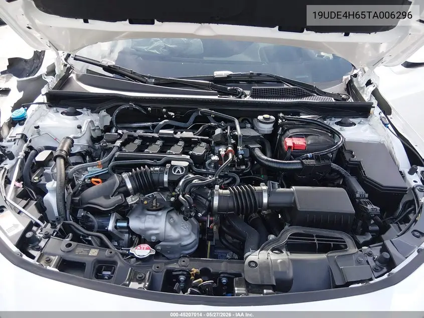 2026 Acura Integra Fwd A-Spec With Technology VIN: 19UDE4H65TA006296 Lot: 45207014