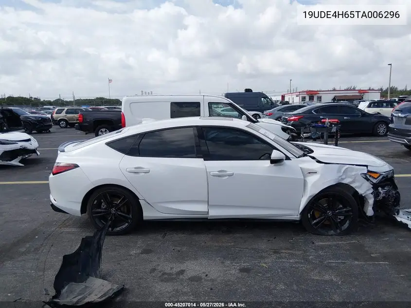 2026 Acura Integra Fwd A-Spec With Technology VIN: 19UDE4H65TA006296 Lot: 45207014