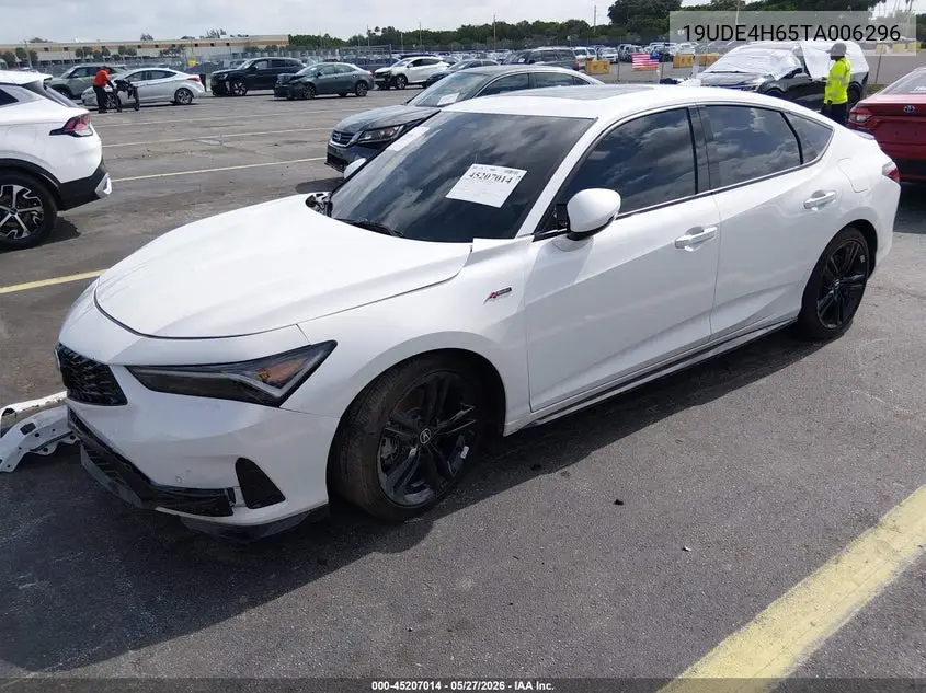 2026 Acura Integra Fwd A-Spec With Technology VIN: 19UDE4H65TA006296 Lot: 45207014