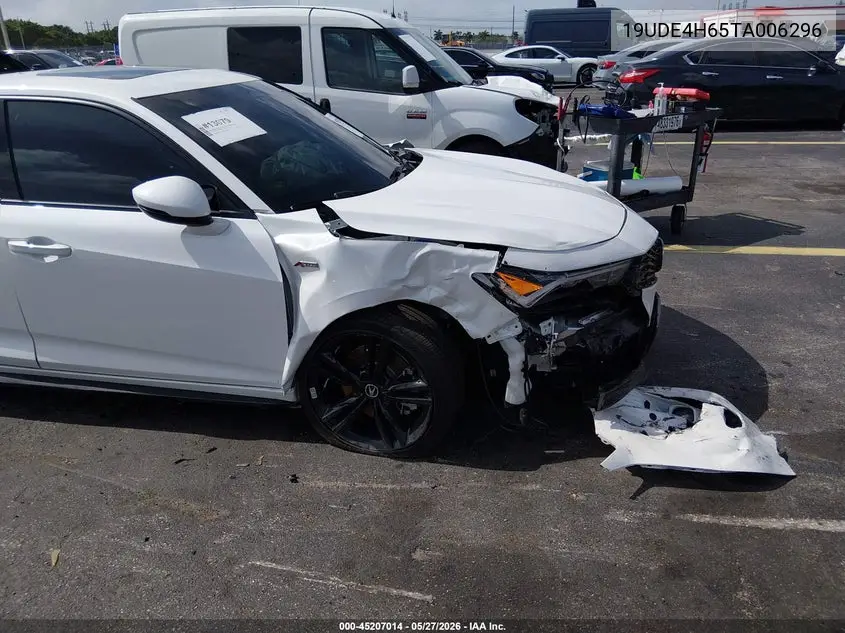 2026 Acura Integra Fwd A-Spec With Technology VIN: 19UDE4H65TA006296 Lot: 45207014