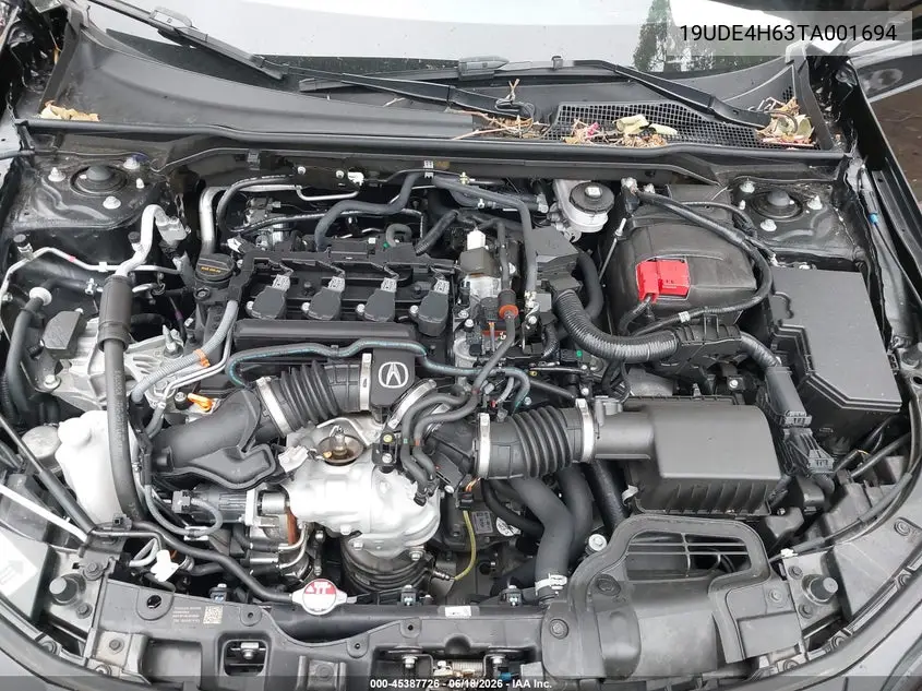 2026 Acura Integra Fwd A-Spec With Technology VIN: 19UDE4H63TA001694 Lot: 45387726