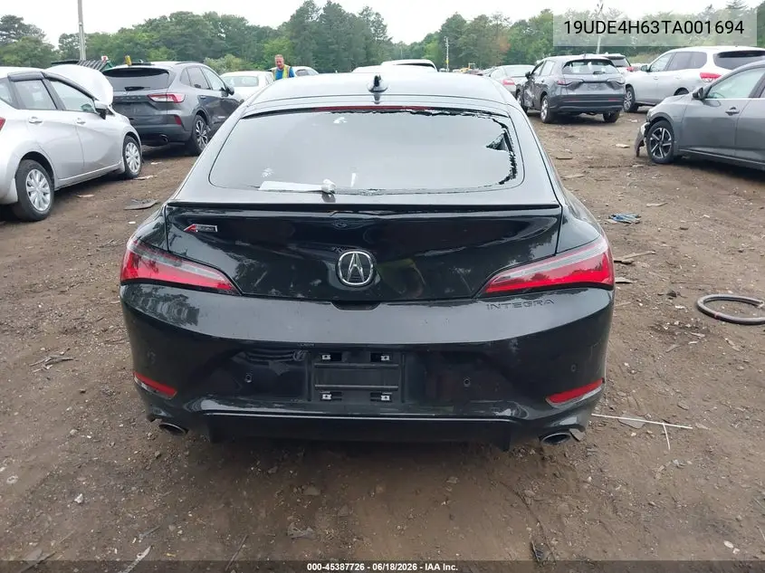 2026 Acura Integra Fwd A-Spec With Technology VIN: 19UDE4H63TA001694 Lot: 45387726