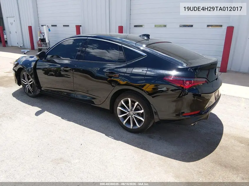 2026 Acura Integra Fwd VIN: 19UDE4H29TA012017 Lot: 45388335