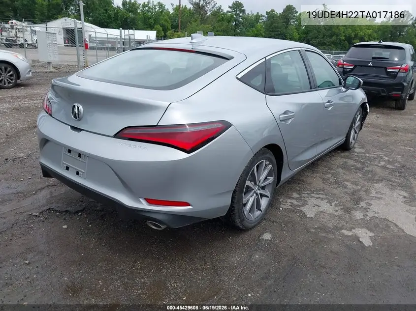 2026 Acura Integra Fwd VIN: 19UDE4H22TA017186 Lot: 45429608
