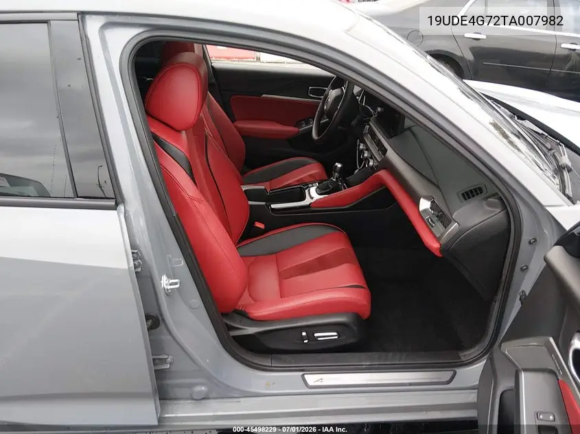 2026 Acura Integra Fwd A-Spec With Technology VIN: 19UDE4G72TA007982 Lot: 45498229