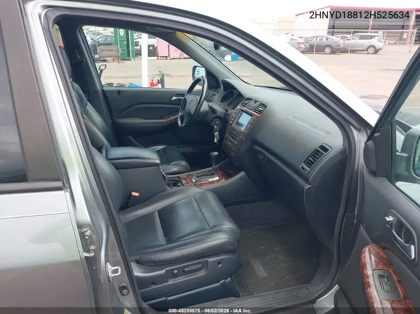 2002 Acura Mdx VIN: 2HNYD18812H525634 Lot: 45255570