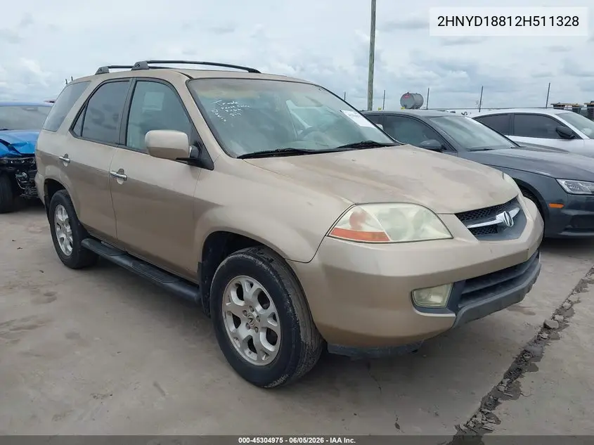 2002 Acura Mdx VIN: 2HNYD18812H511328 Lot: 45304975
