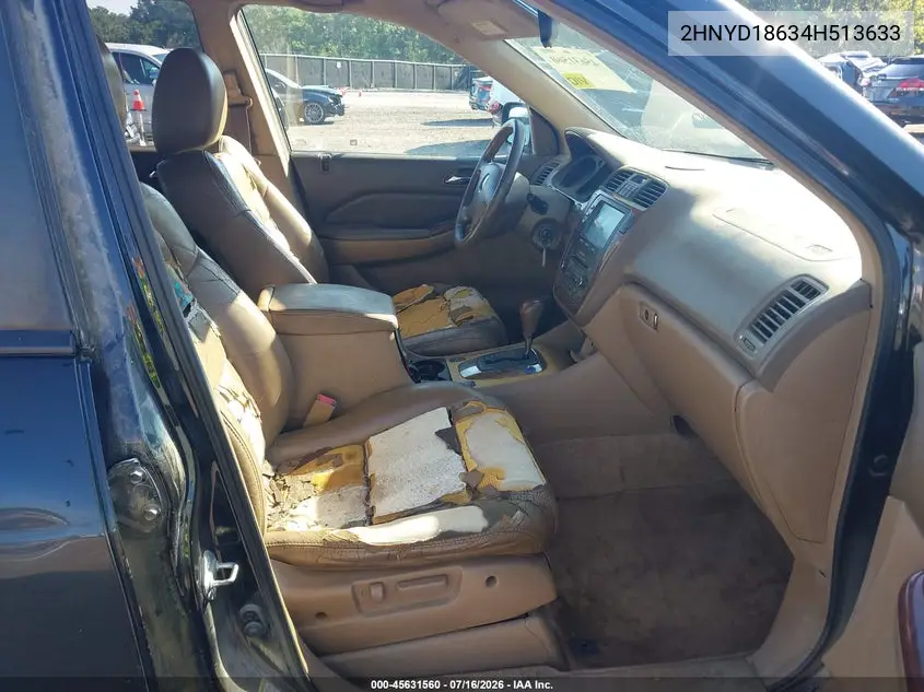 2004 Acura Mdx VIN: 2HNYD18634H513633 Lot: 45631560