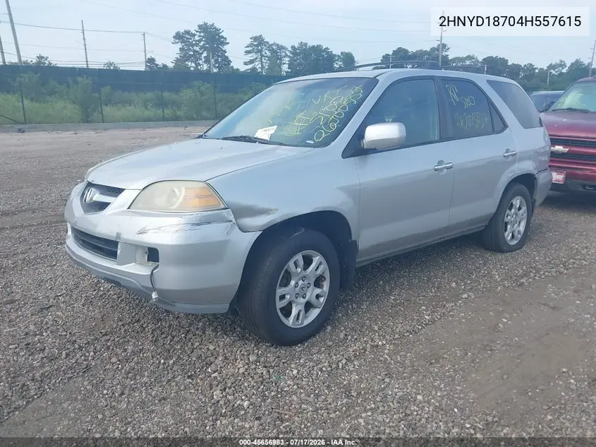 2004 Acura Mdx VIN: 2HNYD18704H557615 Lot: 45656983