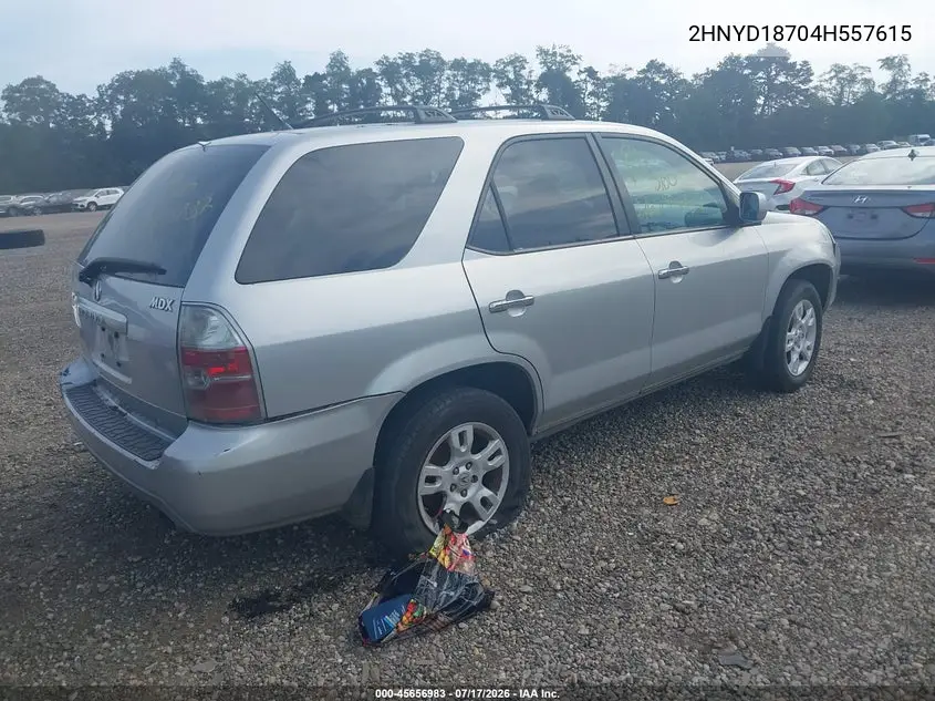 2004 Acura Mdx VIN: 2HNYD18704H557615 Lot: 45656983