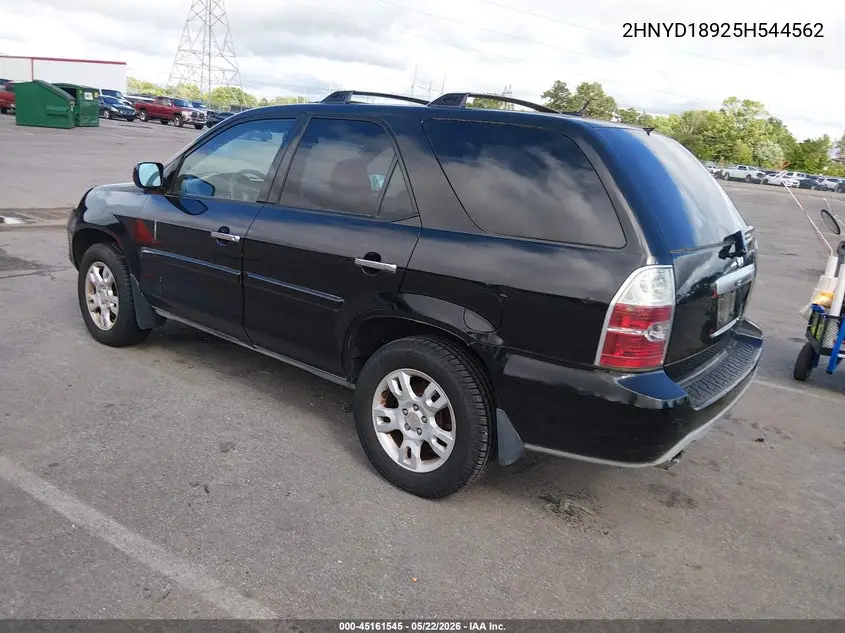 2005 Acura Mdx VIN: 2HNYD18925H544562 Lot: 45161545
