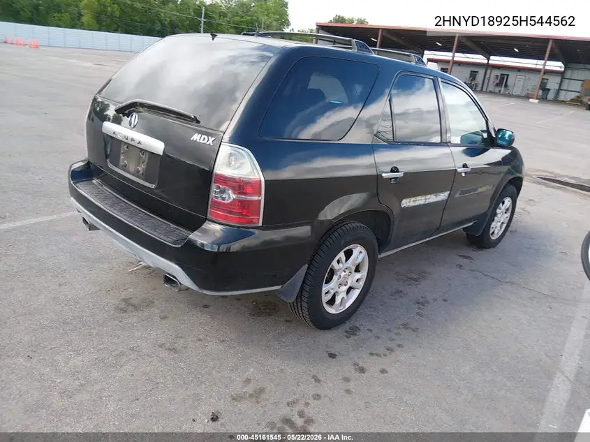 2005 Acura Mdx VIN: 2HNYD18925H544562 Lot: 45161545