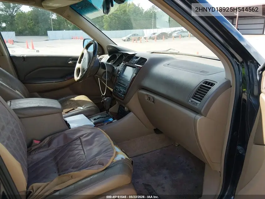 2005 Acura Mdx VIN: 2HNYD18925H544562 Lot: 45161545