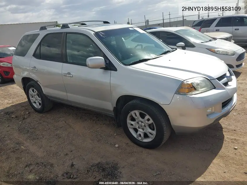 2005 Acura Mdx VIN: 2HNYD18895H558109 Lot: 45303448