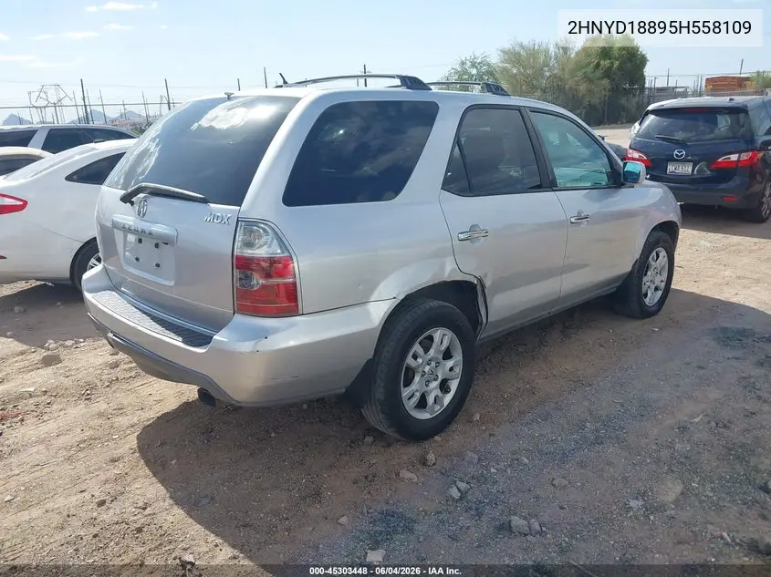 2005 Acura Mdx VIN: 2HNYD18895H558109 Lot: 45303448