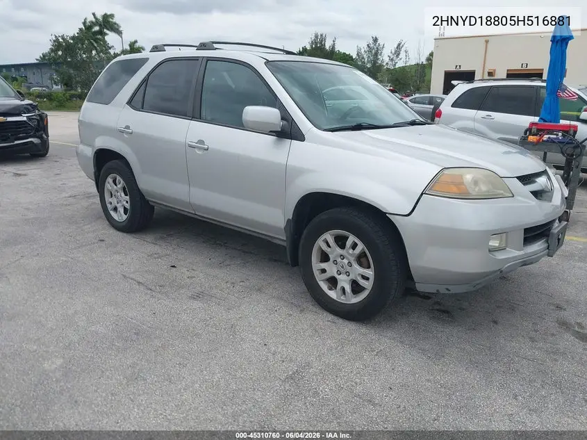 2005 Acura Mdx VIN: 2HNYD18805H516881 Lot: 45310760