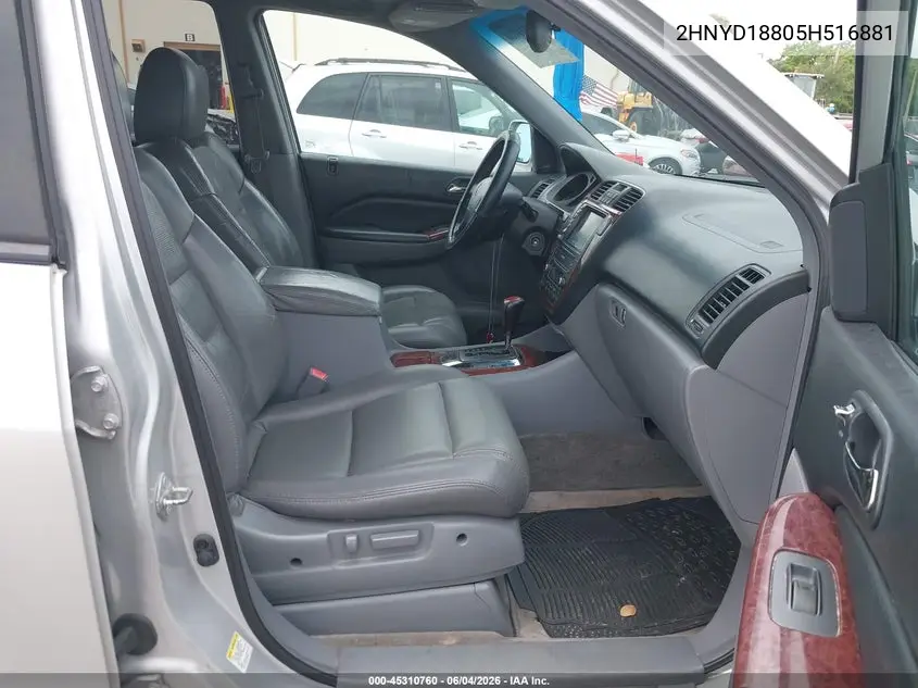 2005 Acura Mdx VIN: 2HNYD18805H516881 Lot: 45310760