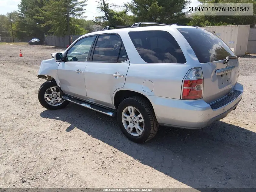 2006 Acura Mdx VIN: 2HNYD18976H538547 Lot: 45362516