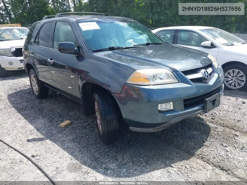 2006 Acura Mdx VIN: 2HNYD18826H527656 Lot: 45444274