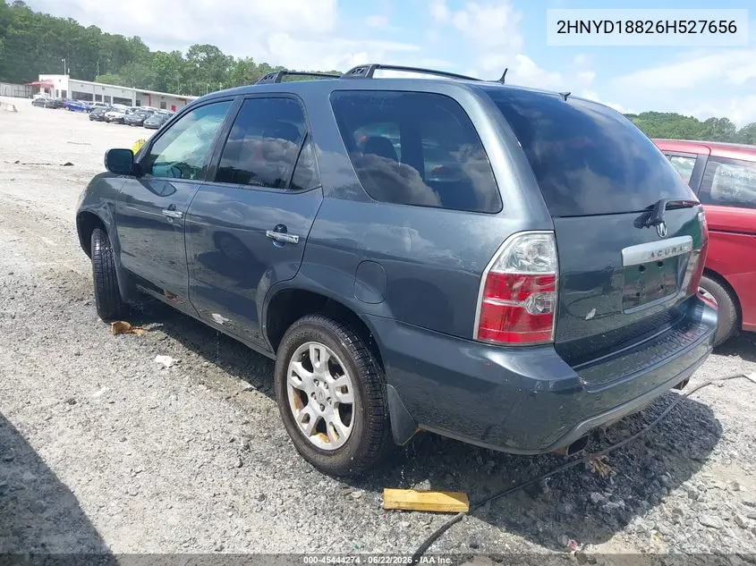 2006 Acura Mdx VIN: 2HNYD18826H527656 Lot: 45444274