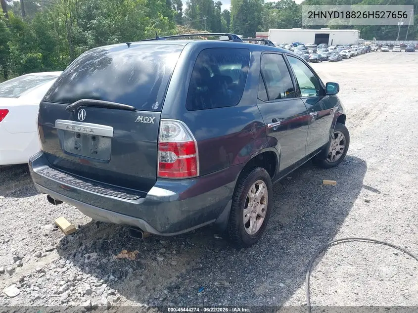 2006 Acura Mdx VIN: 2HNYD18826H527656 Lot: 45444274