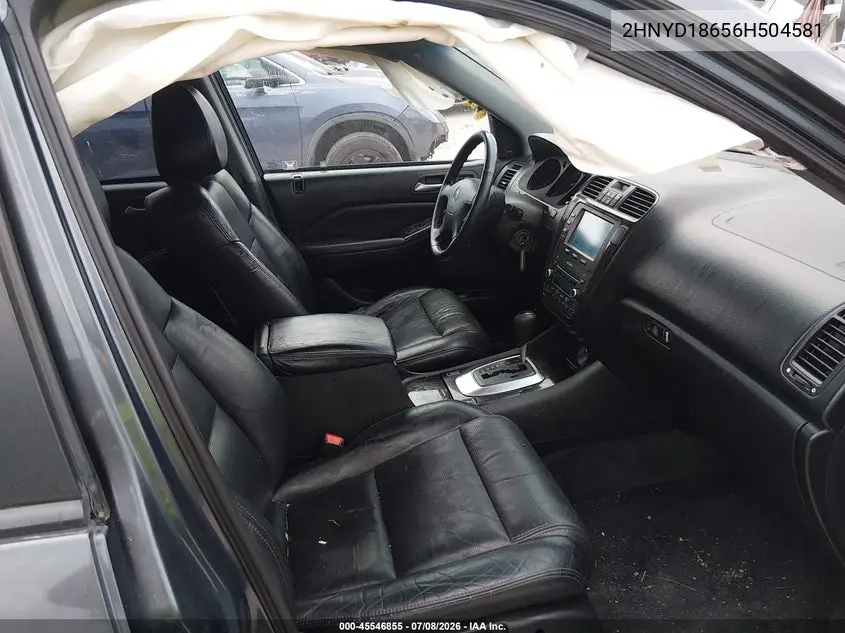 2006 Acura Mdx VIN: 2HNYD18656H504581 Lot: 45546855