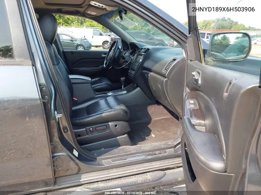 2006 Acura Mdx VIN: 2HNYD189X6H503906 Lot: 45610836