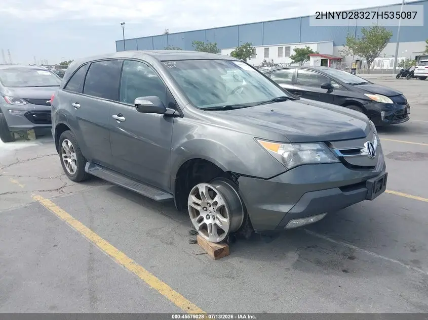 2007 Acura Mdx Technology Package VIN: 2HNYD28327H535087 Lot: 45579028
