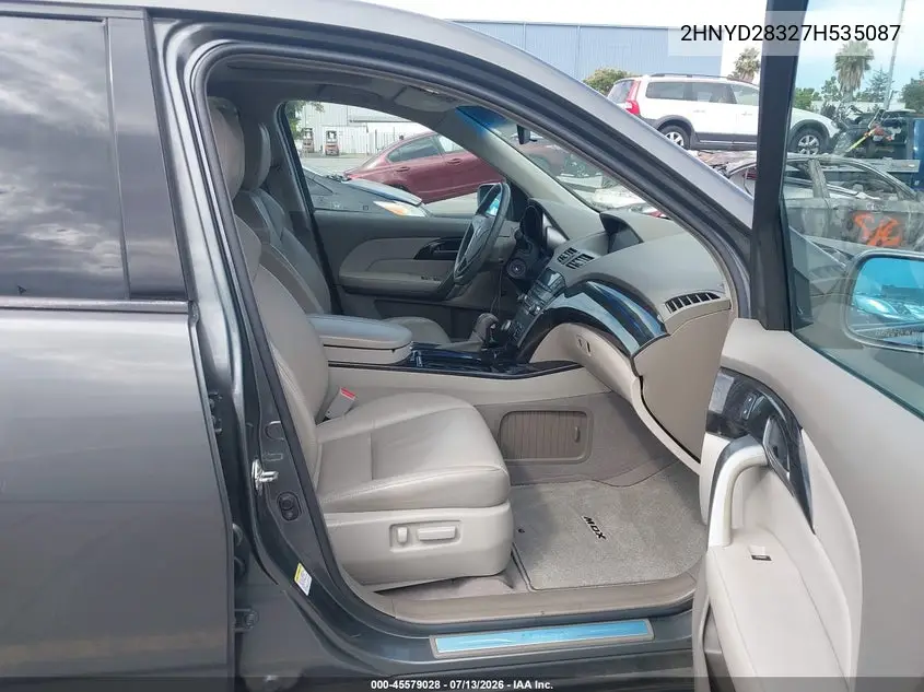 2007 Acura Mdx Technology Package VIN: 2HNYD28327H535087 Lot: 45579028