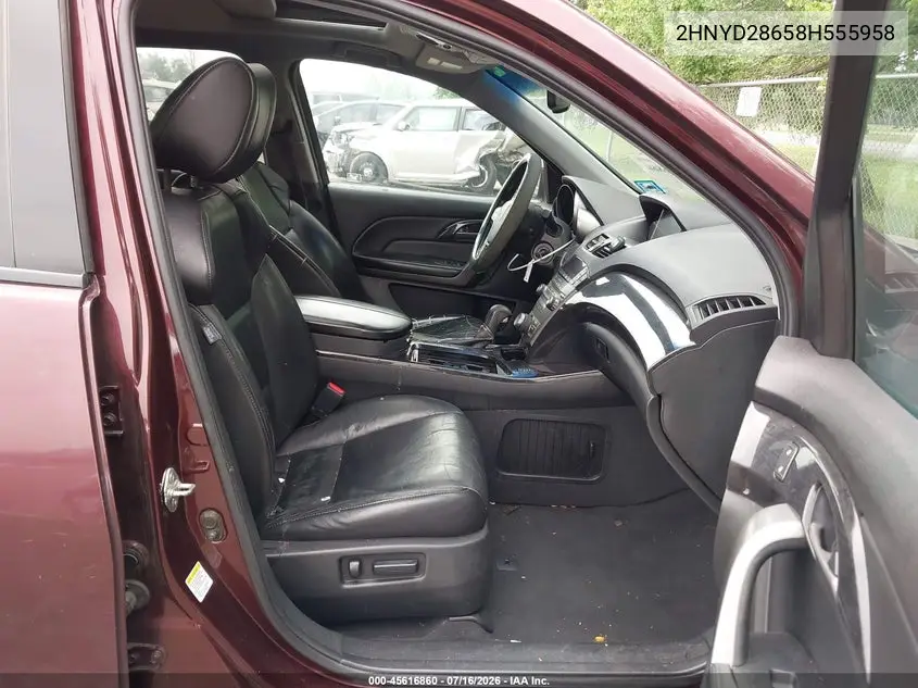 2008 Acura Mdx Technology Package VIN: 2HNYD28658H555958 Lot: 45616860