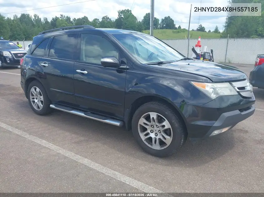 2008 Acura Mdx Technology Package VIN: 2HNYD284X8H557185 Lot: 45641110