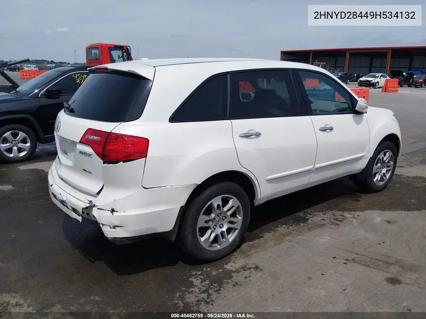 2009 Acura Mdx Technology Package VIN: 2HNYD28449H534132 Lot: 45462759