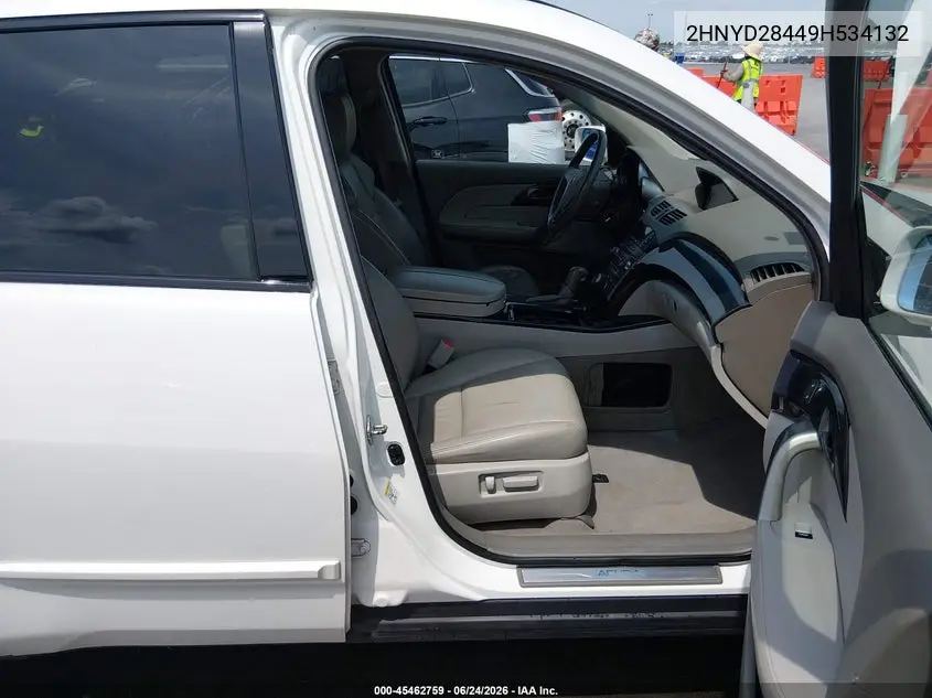 2009 Acura Mdx Technology Package VIN: 2HNYD28449H534132 Lot: 45462759