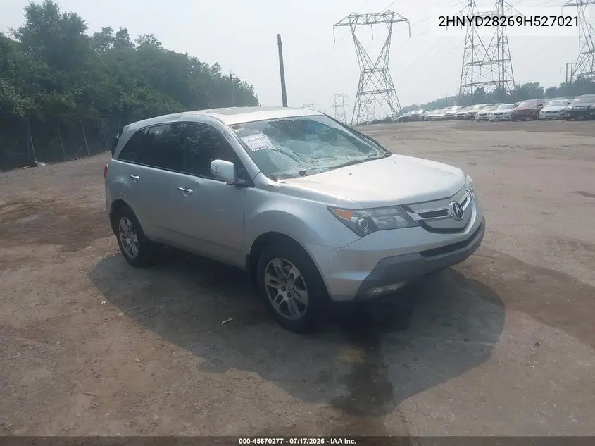 2009 Acura Mdx VIN: 2HNYD28269H527021 Lot: 45670277