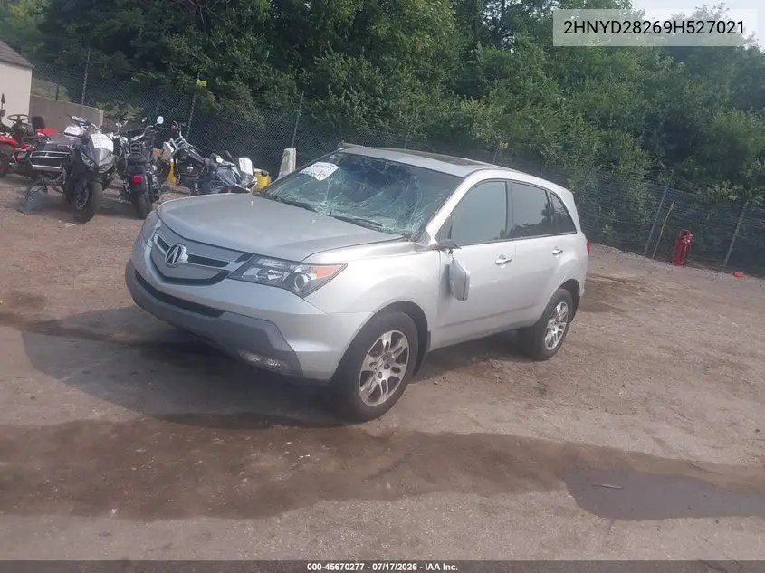 2009 Acura Mdx VIN: 2HNYD28269H527021 Lot: 45670277