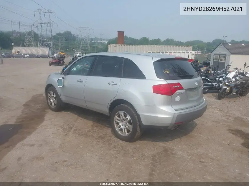 2009 Acura Mdx VIN: 2HNYD28269H527021 Lot: 45670277