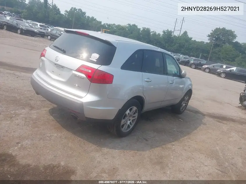2009 Acura Mdx VIN: 2HNYD28269H527021 Lot: 45670277