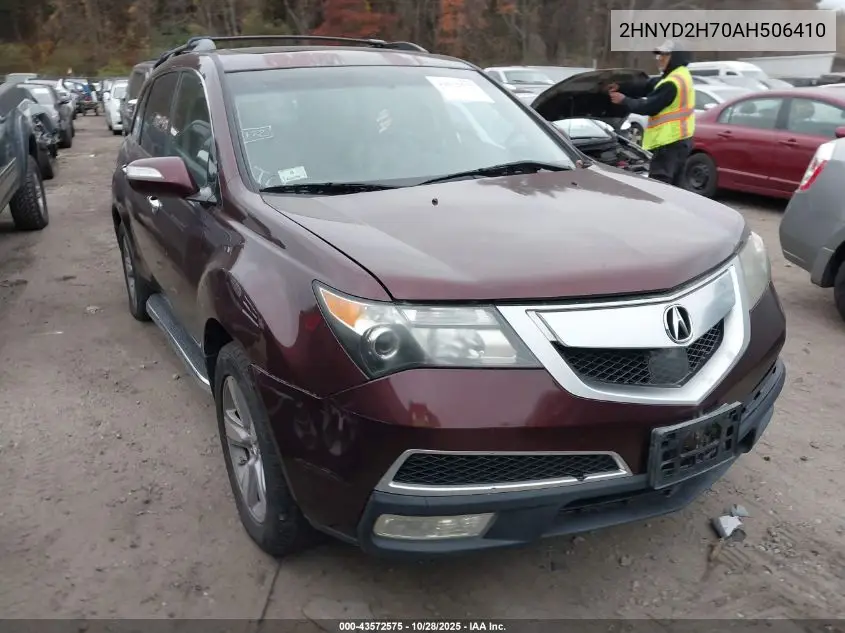 2HNYD2H70AH506410 2010 Acura Mdx Advance Package