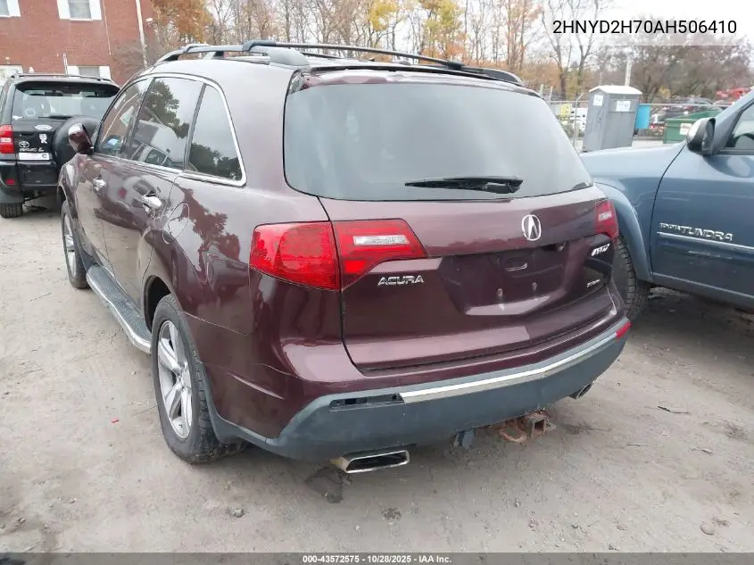 2HNYD2H70AH506410 2010 Acura Mdx Advance Package