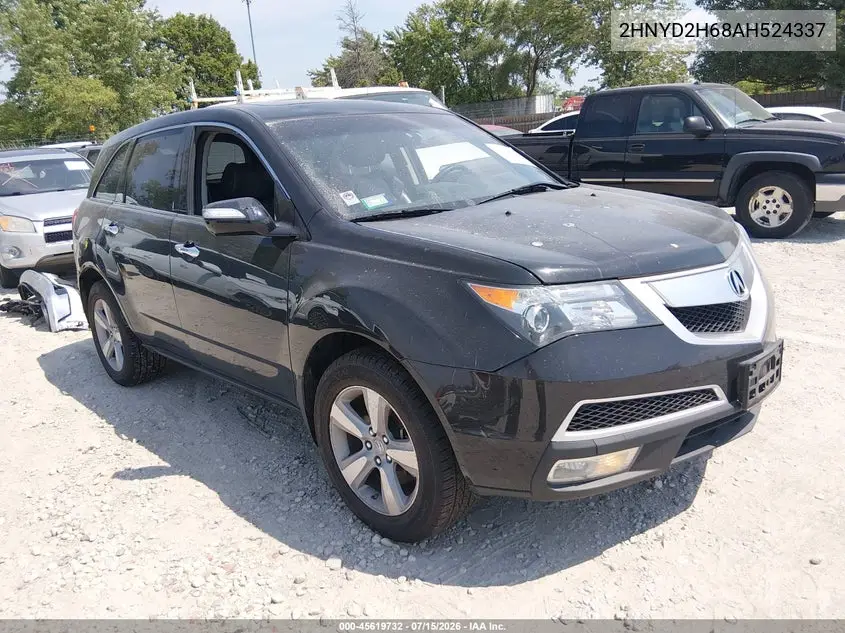 2010 Acura Mdx Technology Package VIN: 2HNYD2H68AH524337 Lot: 45619732
