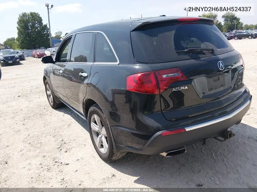 2010 Acura Mdx Technology Package VIN: 2HNYD2H68AH524337 Lot: 45619732