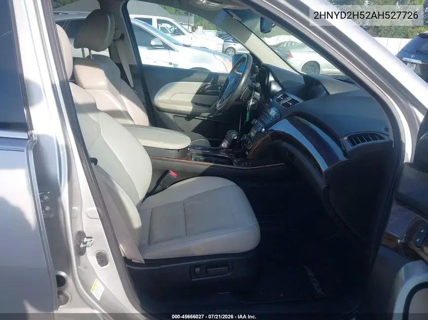 2010 Acura Mdx Advance Package VIN: 2HNYD2H52AH527726 Lot: 45666027
