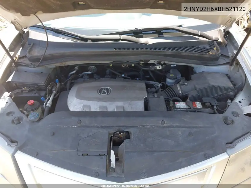 2011 Acura Mdx Technology Package VIN: 2HNYD2H6XBH521120 Lot: 45482422