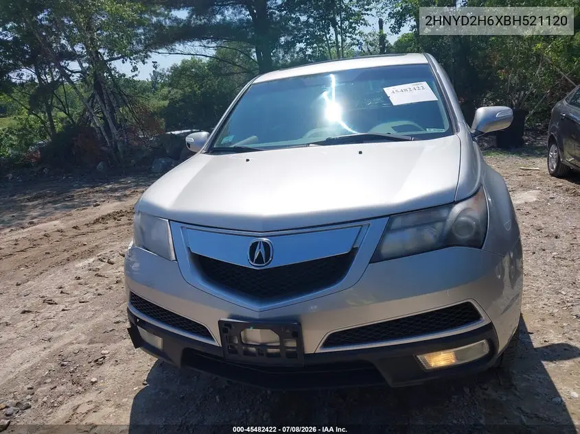 2011 Acura Mdx Technology Package VIN: 2HNYD2H6XBH521120 Lot: 45482422