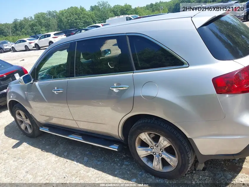 2011 Acura Mdx Technology Package VIN: 2HNYD2H6XBH521120 Lot: 45482422