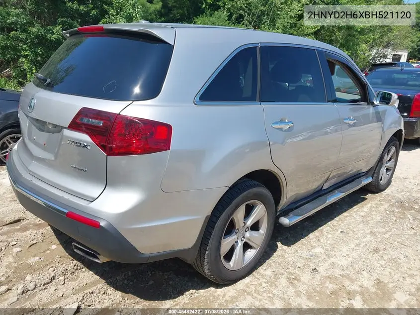 2011 Acura Mdx Technology Package VIN: 2HNYD2H6XBH521120 Lot: 45482422