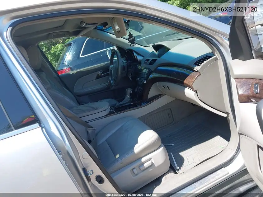 2011 Acura Mdx Technology Package VIN: 2HNYD2H6XBH521120 Lot: 45482422