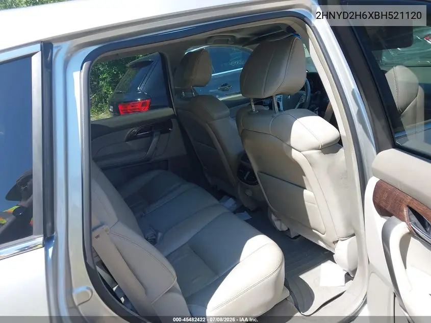 2011 Acura Mdx Technology Package VIN: 2HNYD2H6XBH521120 Lot: 45482422