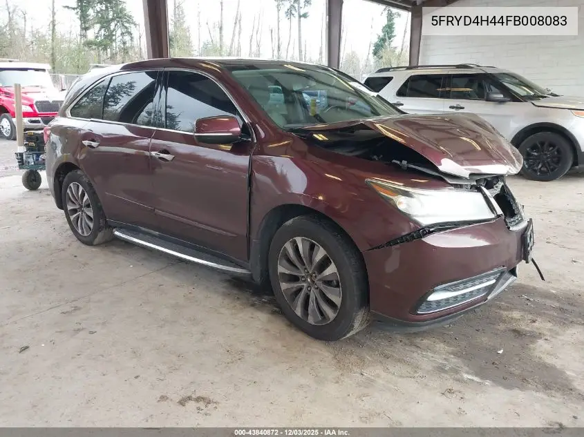 5FRYD4H44FB008083 2015 Acura Mdx Technology Package
